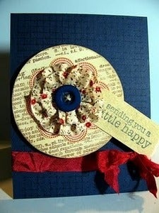 Image of 1 pk fabric tape - mini mums - madison - FT005