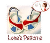 Image of Baby French Chic Sandal shoes sewing pattern