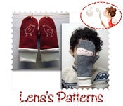 Image of Bird and Ninja Mittens - sewing pattern