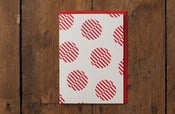 Image of Red Pattern Card