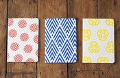 Image of Screen printed notebooks