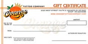 Image of OTC Gift Certificates (Multiple Amounts Offered)