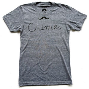 Image of Crime Moustache T-Shirt