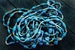 Image of Large Funky Paper Bead Necklaces ~ Blue