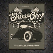 Image of ShowOff! Customs | Vintage Series | Roadster Print