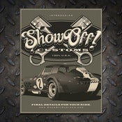 Image of ShowOff! Customs | Vintage Series | Corvette Print