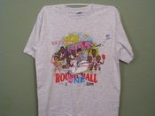 Image of DEADSTOCK VINTAGE DETROIT PISTONS 1989 TEAM CARICATURE T SHIRT