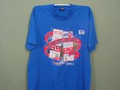 Image of DEADSTOCK 1990 NBA FINALS TICKETS T SHIRT PISTONS BLAZERS