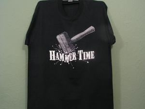 Image of DEADSTOCK DETROIT PISTONS "BAD BOYS" "HAMMER TIME" 1989 CHAMPIONSHIP T SHIRT