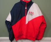 Image of DEADSTOCK VINTAGE 1980 COLORADO OLYMPICS STARTER WINTER BOMBER JACKET