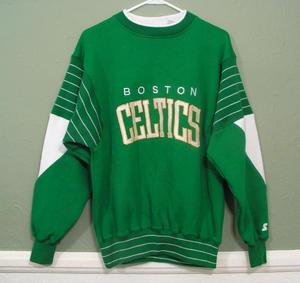 Image of DEADSTOCK VINTAGE STARTER BOSTON CELTICS CREWNECK SWEATER