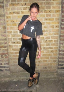 Image of Naughty vicar cropped t-shirt