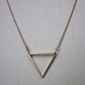 Image of Triangle Shape Necklace