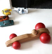 Image of Oak Racing Car - Racing Red