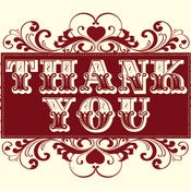 Image of victorian thank you