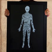 Image of Illustrated Man18x24 silkscreened poster - limited to 50