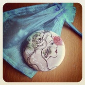 Image of Illustrated Pocket Mirror