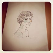 Image of The Illustrated Lady screen print
