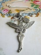 Image of Tinkerbell pendant necklace with swarovski crystal