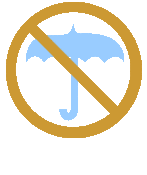 Image of No Umbrella Sticker