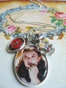 Image of ♥ Dorothy ~ ruby slipper necklace ~ LARGE size charm ♥