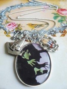Image of ♥ Wicked Witch ~ Wizard of Oz necklace ~ LARGE size charm ♥