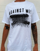 Image of Against Me! - Bullet Belt T-Shirt