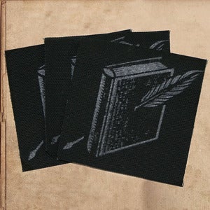 Image of Book logo patch 3"x3"