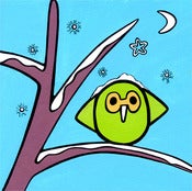 Image of snowy owl (greetings card)