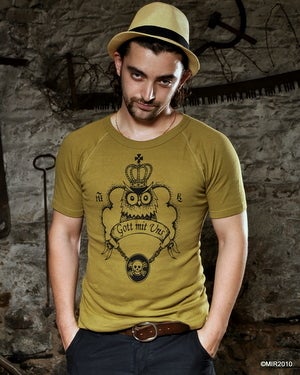 Image of MIR601 THE IMPERIAL OWL Austrian Military T-Shirts