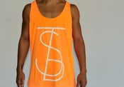 Image of TSB Neon Heather Orange, Tank 50/50