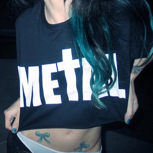Image of METAL crop top