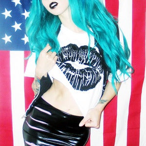 Image of BLACK KISS CROPTOP
