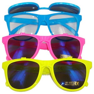Image of Dope! Flip up Wayfarers in Neon Colors