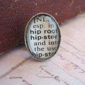 Image of Vintage Dictionary Word Tie Tack