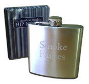 Image of Smoke Fairies 6oz Hip Flask 