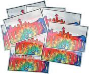 Image of SK8ARTS Seattle Tie Dye Sticker Pack
