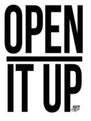Image of OPEN IT UP tank