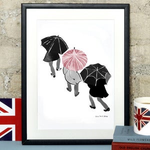 Image of Umbrellas Print