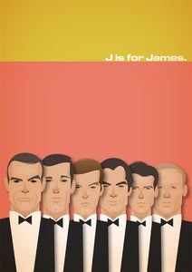 Image of J is for James (Open Edition)