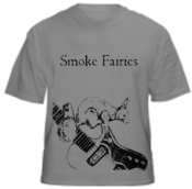 Image of Hand Drawn Squirrel/Guitar Design Tee Shirt