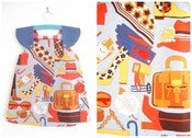 Image of blue accessories dress