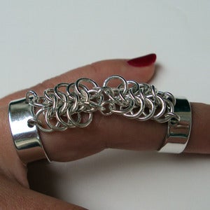 Image of Silver ChainMaille Ring