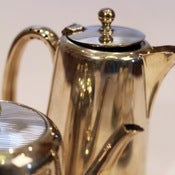 Image of Silver Coffee & Hot Water Pots