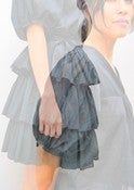 Image of organic cotton 'ruffle' skirt
