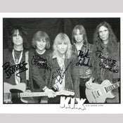 Image of KIX 8x10 Autographed Promo
