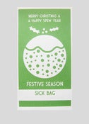 Image of Christmas Sick Bag (Green)