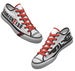 Image of Online Only - Look at those shoes... in white