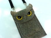 Image of Owl - Deluxe gadget case for iPhone, iPod - MADE TO ORDER