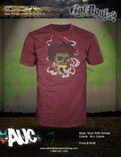 Image of Skull With Smoke Tee